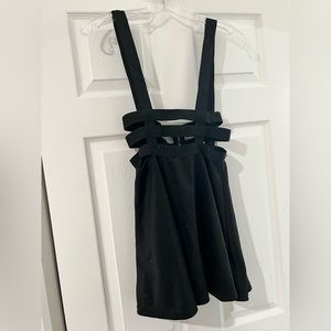 Overall underbust minidress